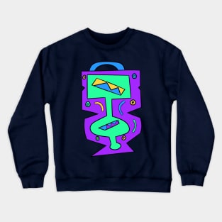 Fish Suitcase Totem Crewneck Sweatshirt